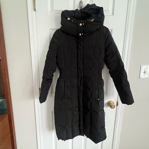 Cole Hann Bib Insert Down and Feather Filled Coat